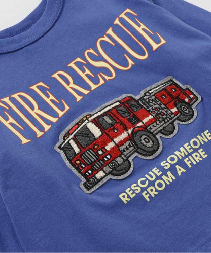 特色サガラ繡貼布設計 長袖T恤