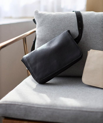 牛皮防潑水腰包