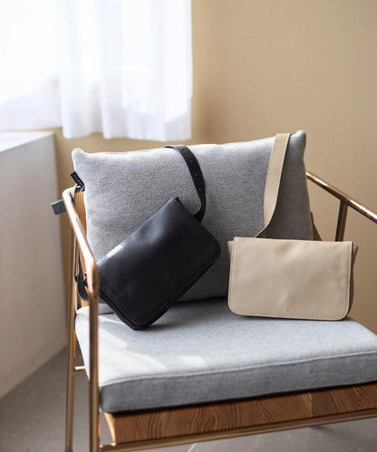 牛皮防潑水腰包