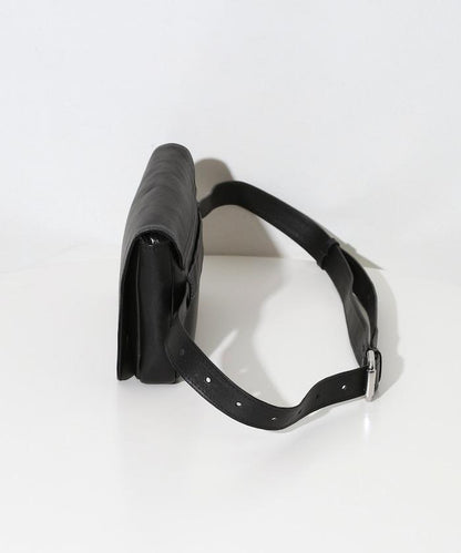 牛皮防潑水腰包