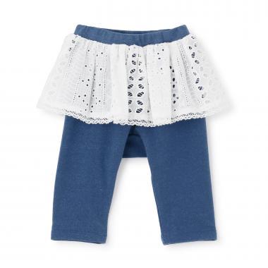 蕾絲裙拼接打底褲