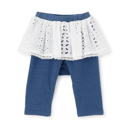 蕾絲裙拼接打底褲