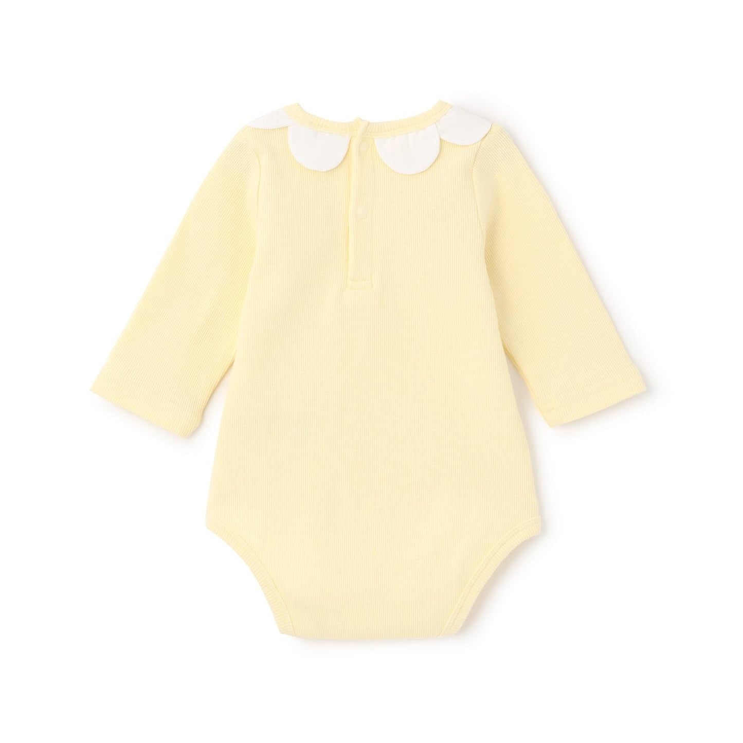 荷葉邊領 連體哈衣