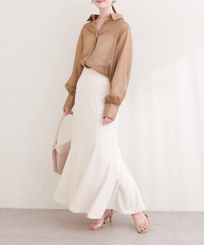 osono 背心上衣＋襯衫套裝