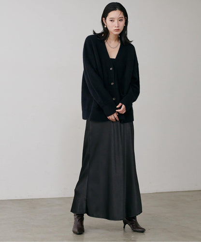 垂墜窄擺半身裙