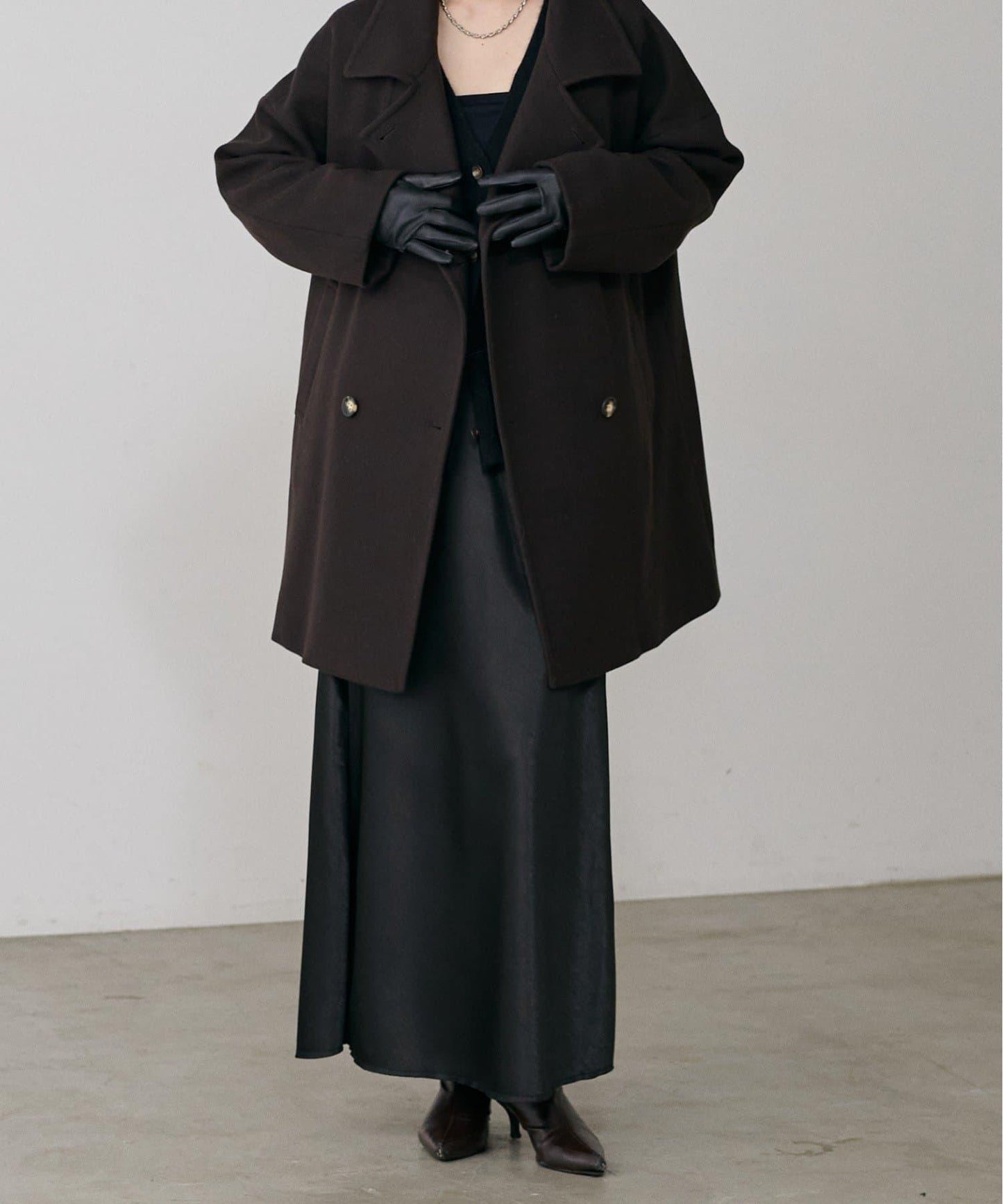 垂墜窄擺半身裙