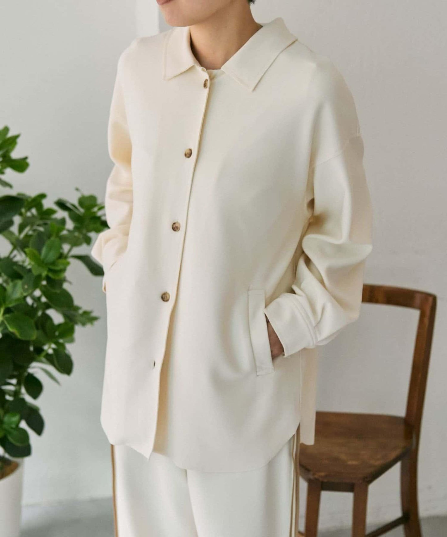 彈力 襯衫風設計 外套 SUM1 STYLE