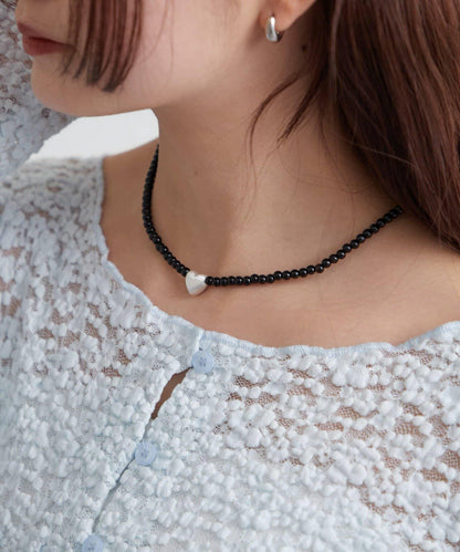 心形珠串設計 項鍊