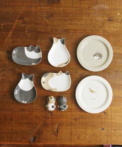 貓圖案 20cm 餐盤