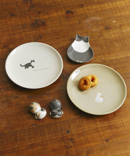 貓圖案 20cm 餐盤