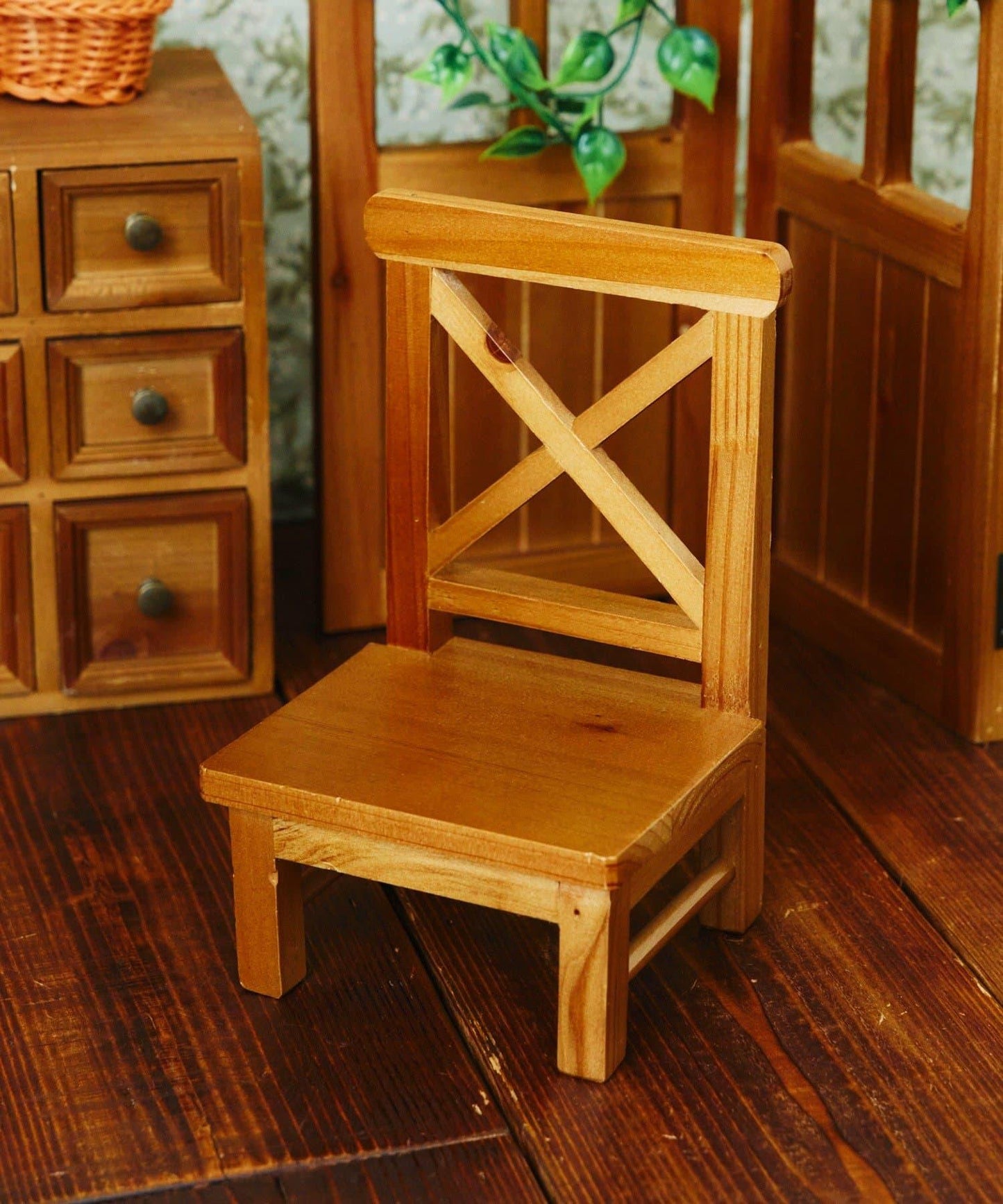 鄉村風迷你裝飾椅 petit monde 裝飾椅擺件