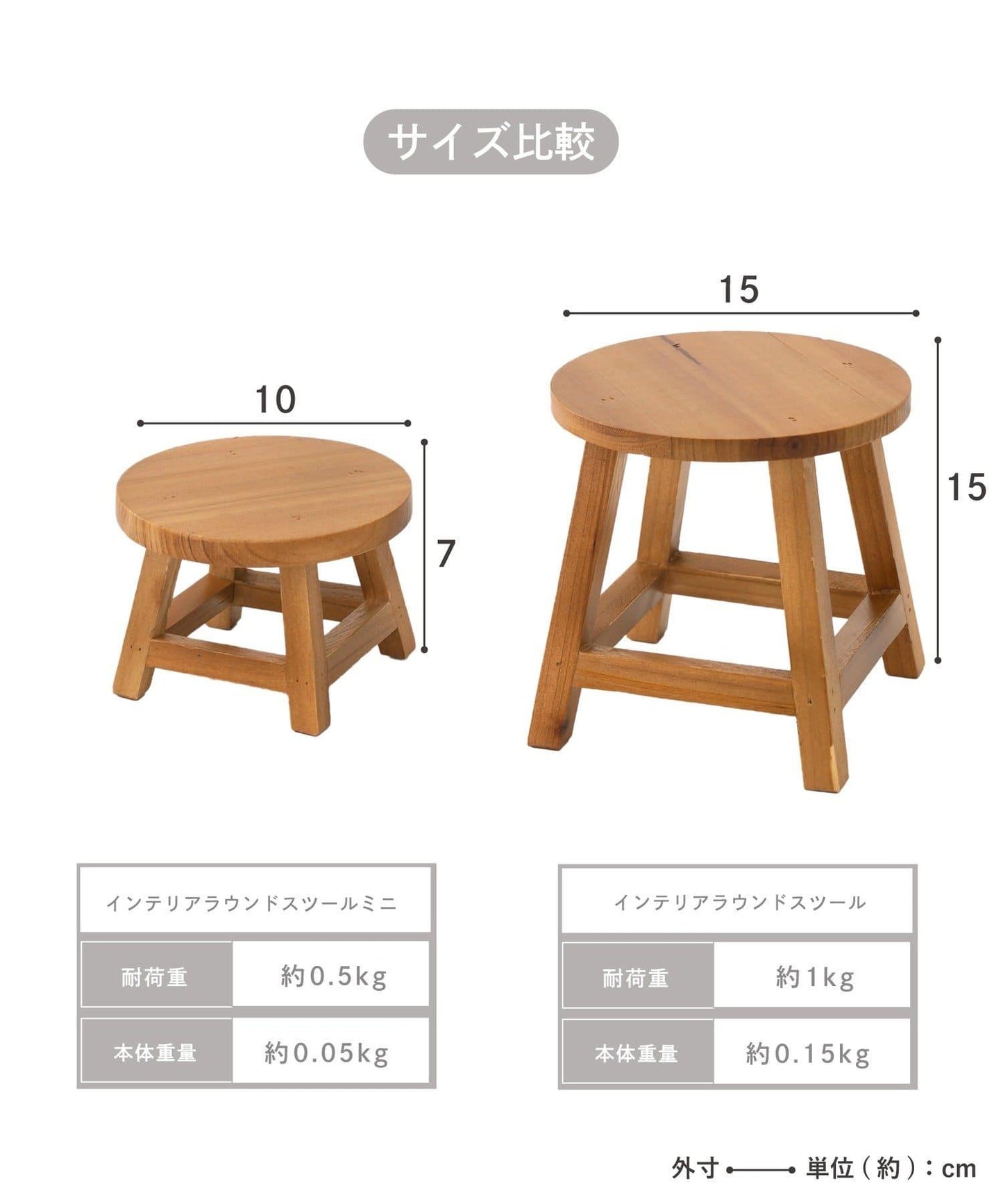 petit monde 圓形家居凳子