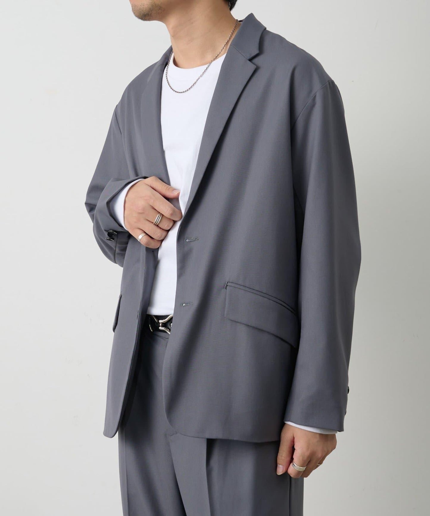 套裝可搭配 舒適斜紋 西裝版型 西裝外套