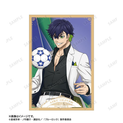 ブルーロック（藍色監獄） 新繪插畫系列 第2彈 オリヴァ・愛空 明信片2枚套 西裝造型ver