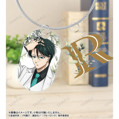 ブルーロック（藍色監獄） 第二彈 糸師凜 雙連金屬線亞克力鑰匙扣 西裝造型ver.