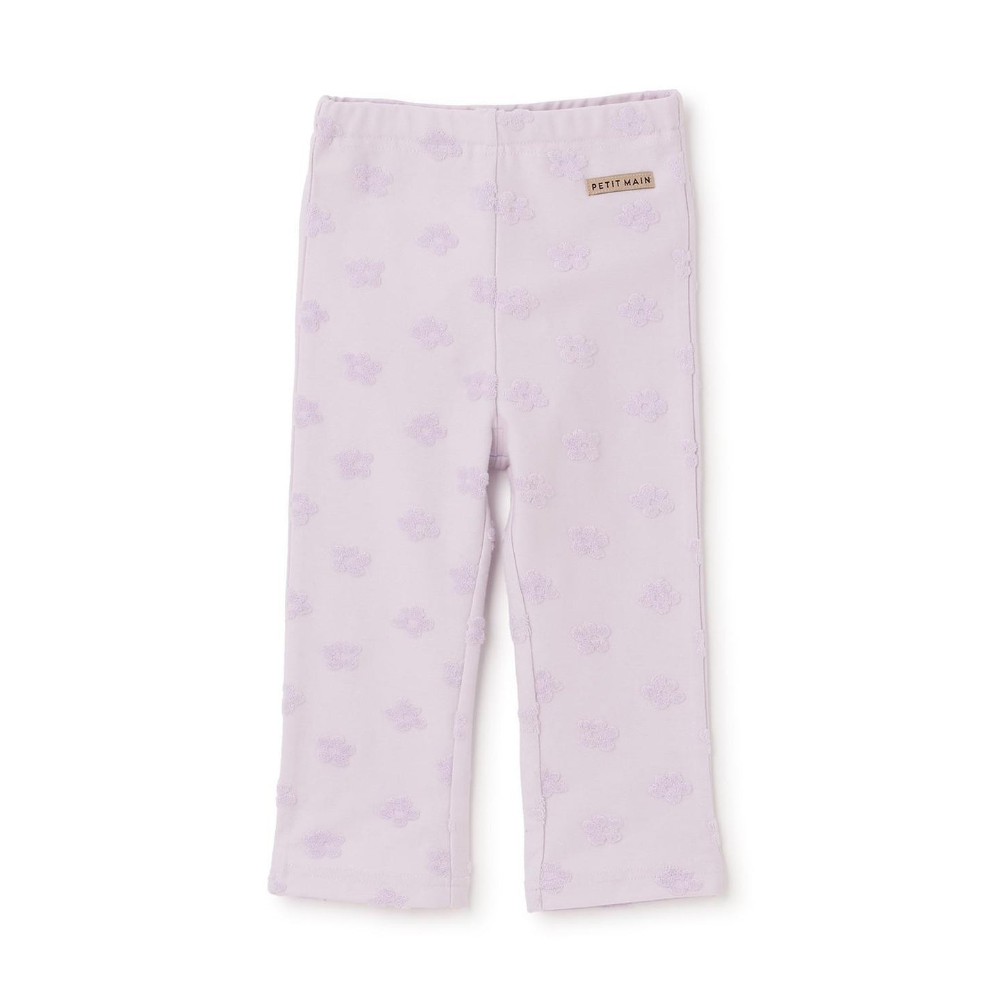 花卉圖案 喇叭 提花 褲子