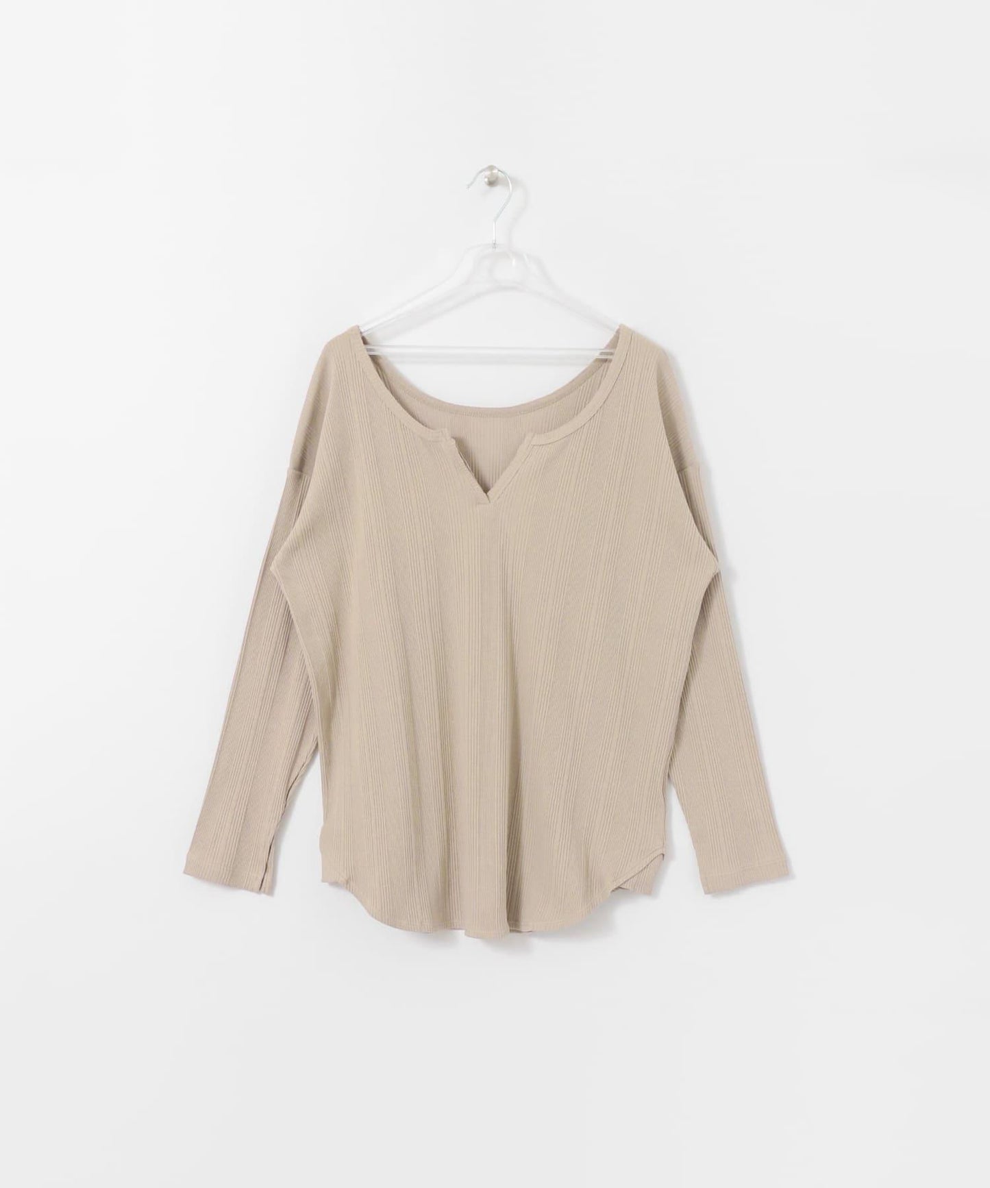 2WAY RIB LONG T-SHIRTS 兩穿羅紋長款T恤