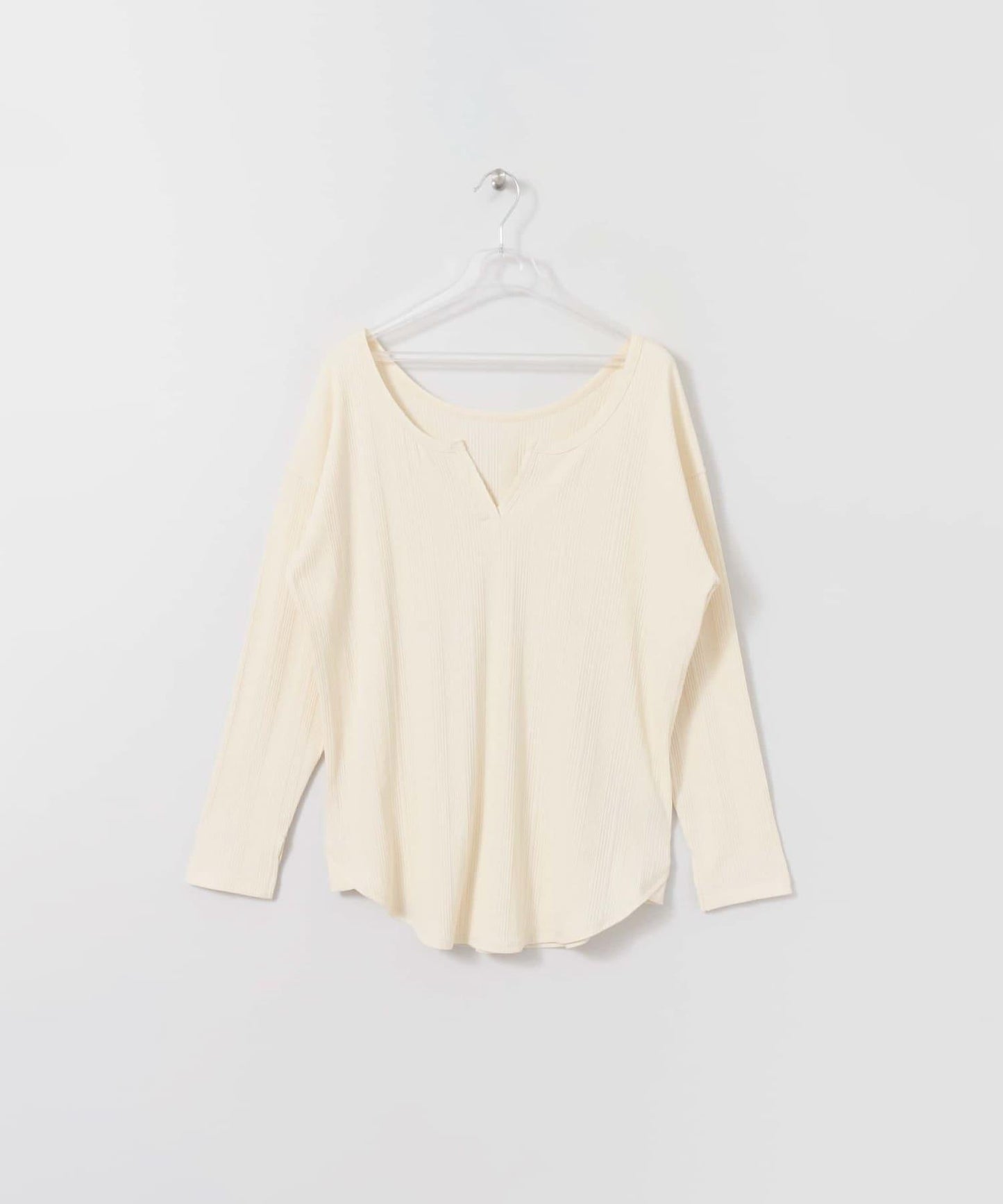 2WAY RIB LONG T-SHIRTS 兩穿羅紋長款T恤