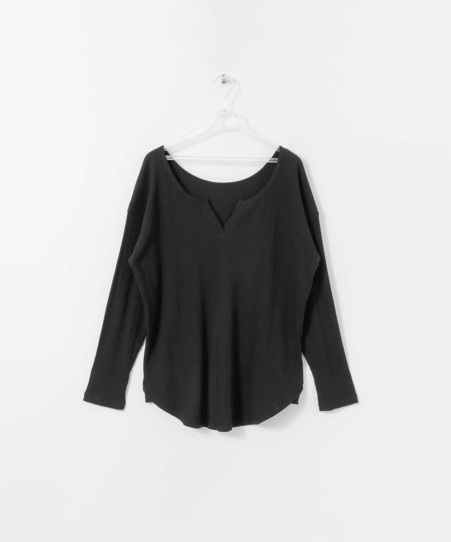 2WAY RIB LONG T-SHIRTS 兩穿羅紋長款T恤