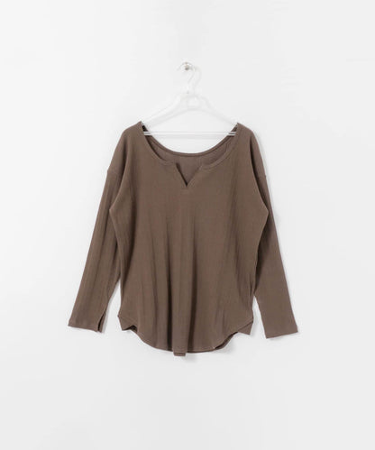 2WAY RIB LONG T-SHIRTS 兩穿羅紋長款T恤