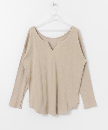 2WAY RIB LONG T-SHIRTS 兩穿羅紋長款T恤