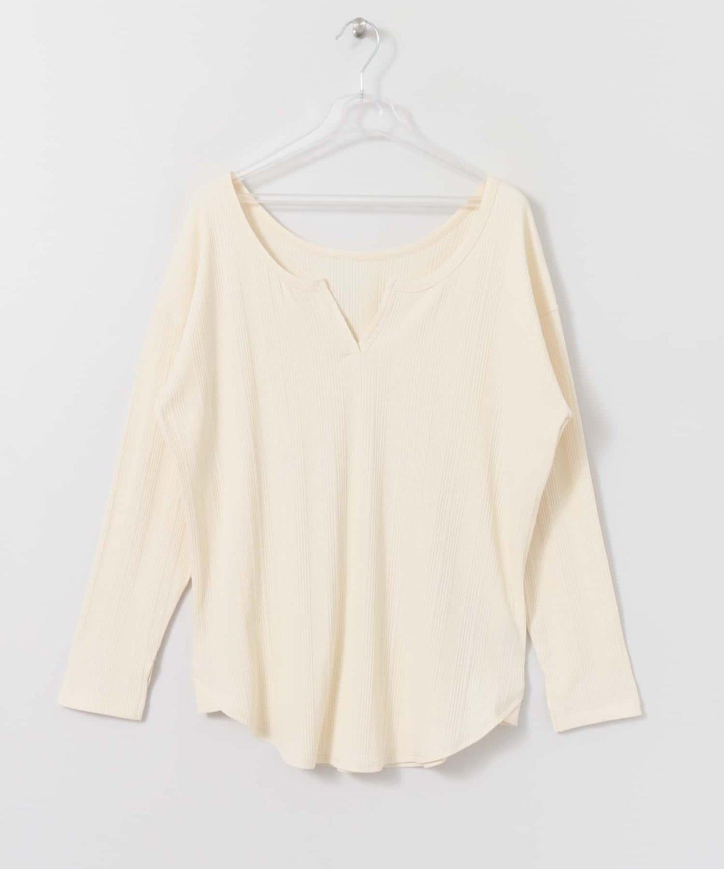 2WAY RIB LONG T-SHIRTS 兩穿羅紋長款T恤