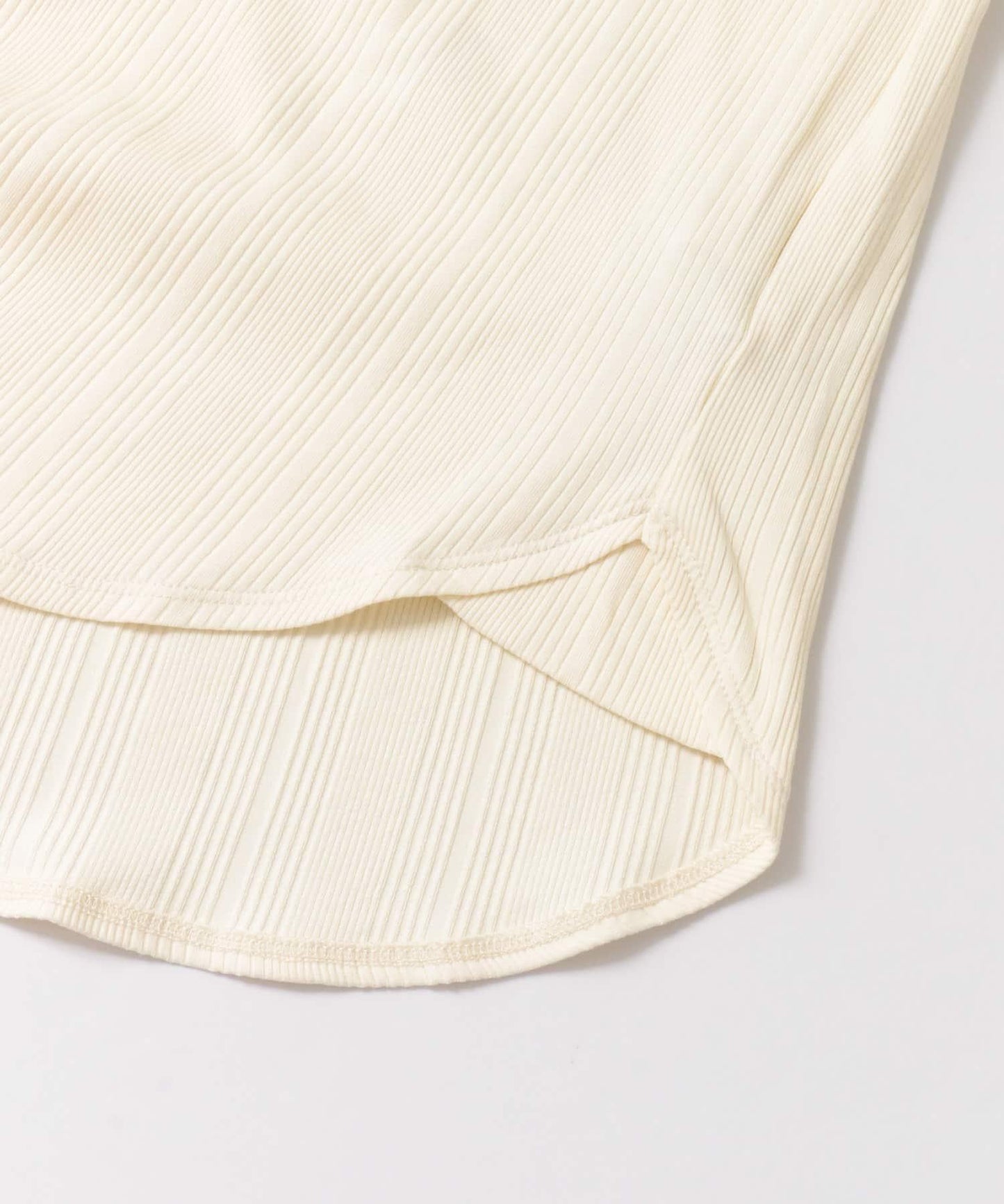 2WAY RIB LONG T-SHIRTS 兩穿羅紋長款T恤