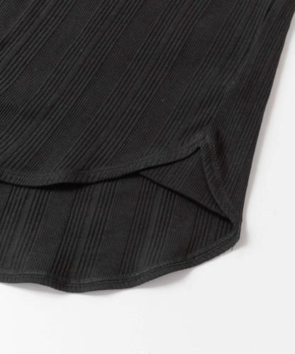 2WAY RIB LONG T-SHIRTS 兩穿羅紋長款T恤