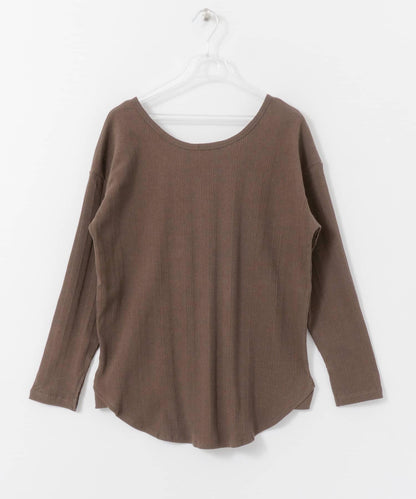 2WAY RIB LONG T-SHIRTS 兩穿羅紋長款T恤