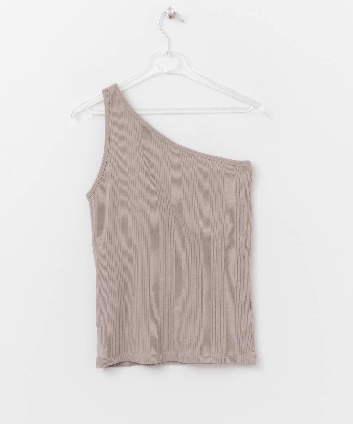 CUP IN ONE SHOULDER TANK 單肩帶杯背心
