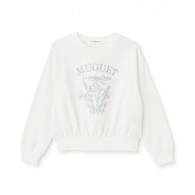 花卉刺繡套頭上衣