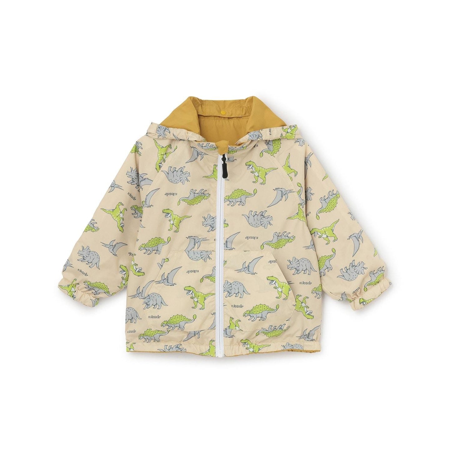 雙面設計 恐龍圖案 防風外套