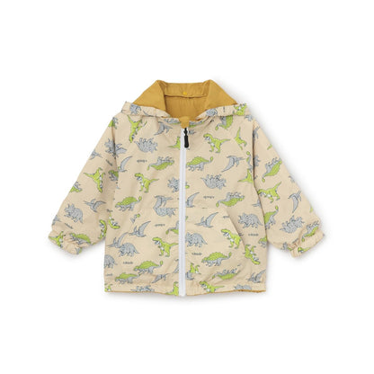 雙面設計 恐龍圖案 防風外套