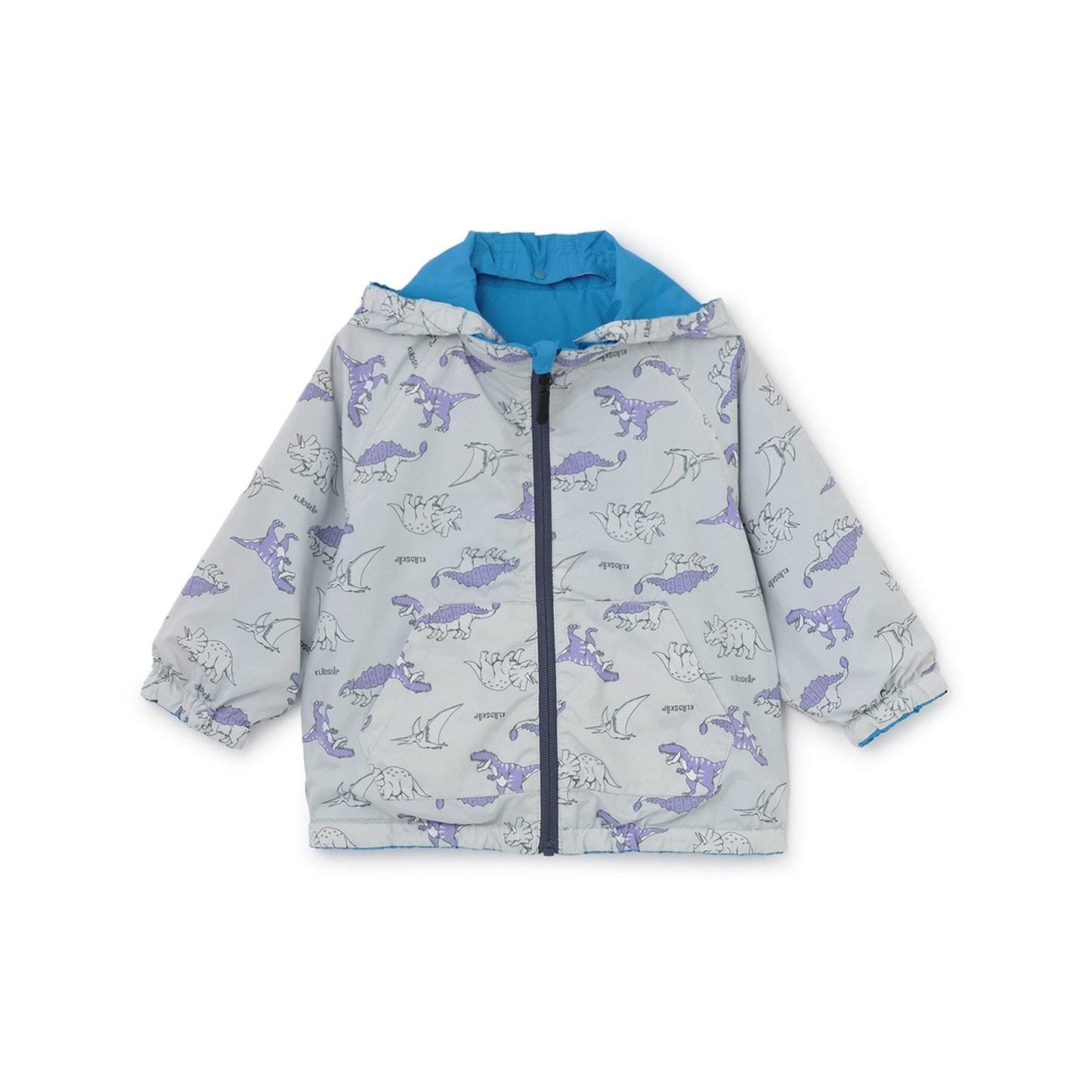 雙面設計 恐龍圖案 防風外套