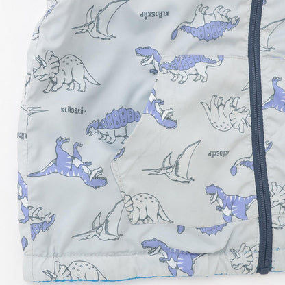 雙面設計 恐龍圖案 防風外套