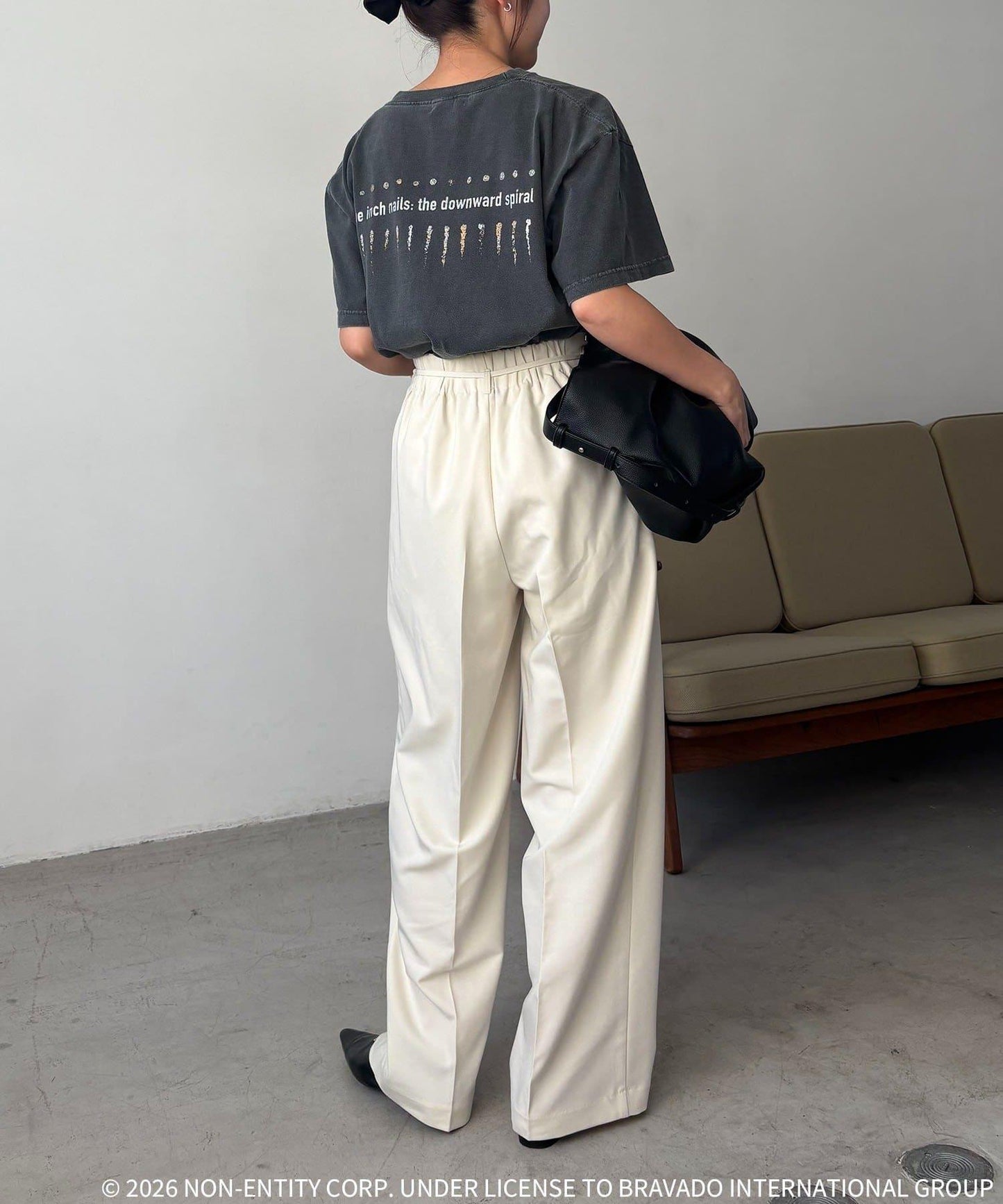 GOOD ROCK SPEED Nine Inch Nails 背部印花T恤