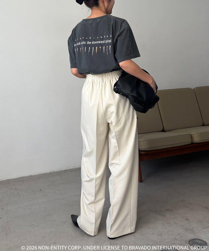 GOOD ROCK SPEED Nine Inch Nails 背部印花T恤