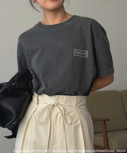 GOOD ROCK SPEED Nine Inch Nails 背部印花T恤