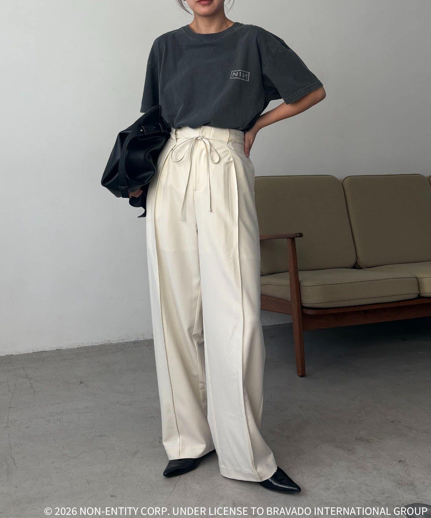 GOOD ROCK SPEED Nine Inch Nails 背部印花T恤