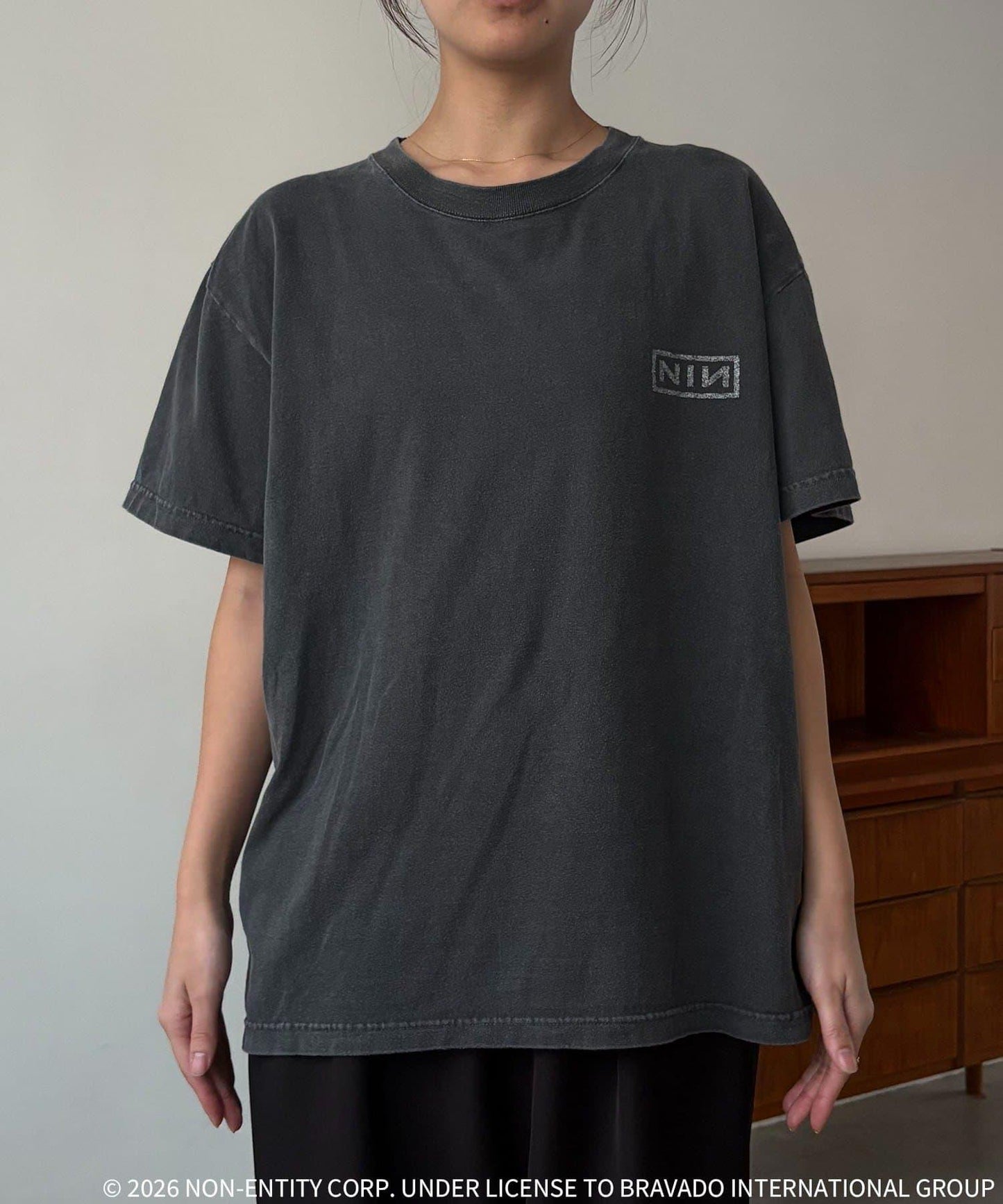 GOOD ROCK SPEED Nine Inch Nails 背部印花T恤