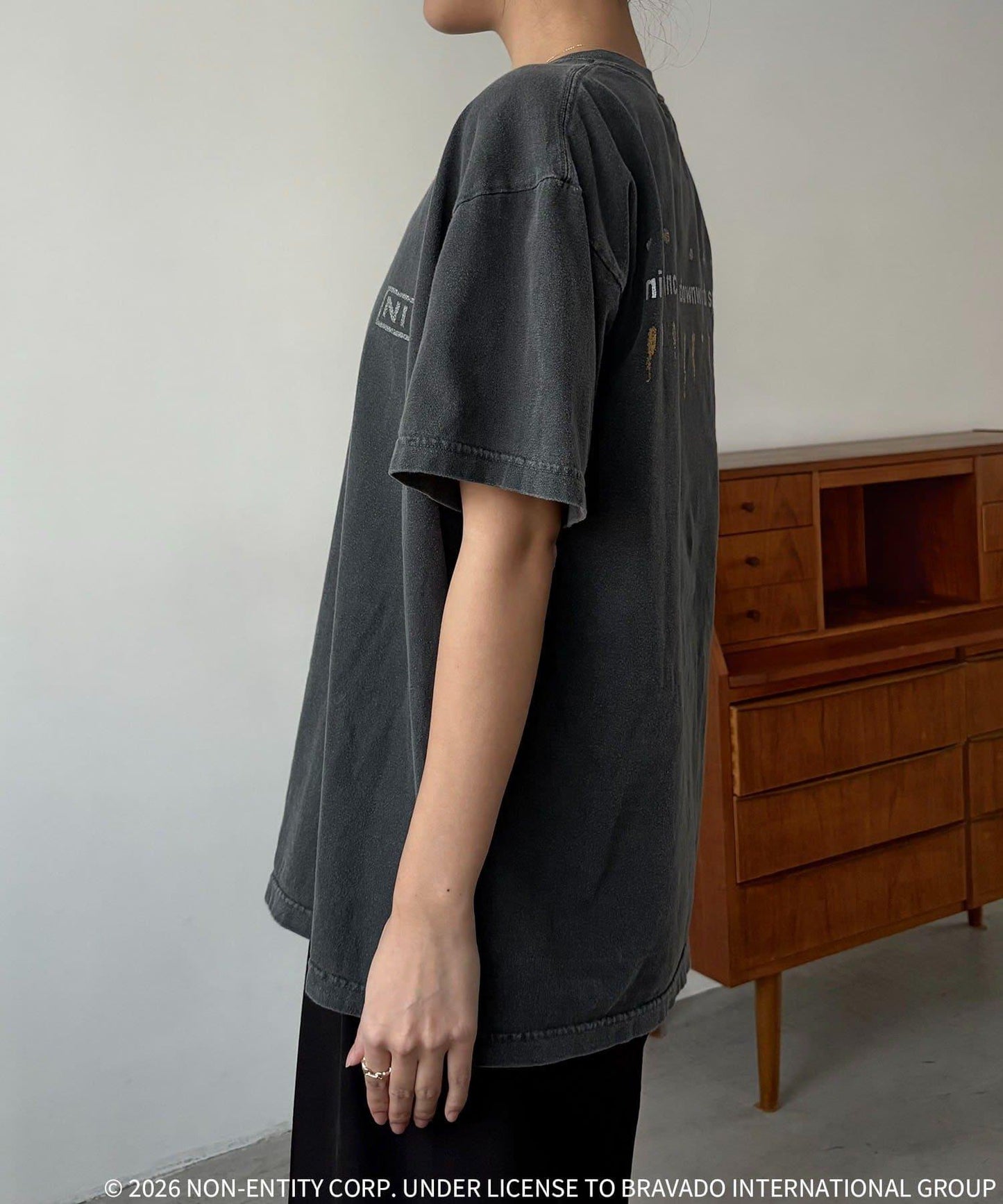 GOOD ROCK SPEED Nine Inch Nails 背部印花T恤