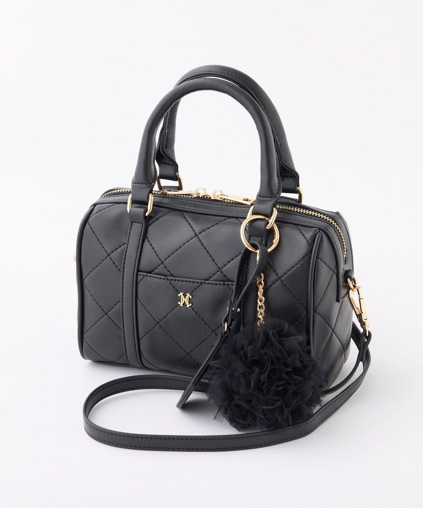 附心形吊飾 迷你波士頓包