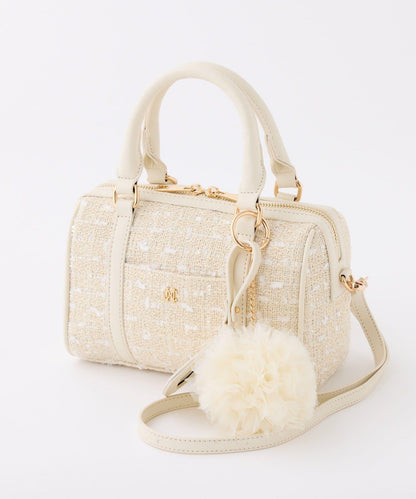 附心形吊飾 迷你波士頓包