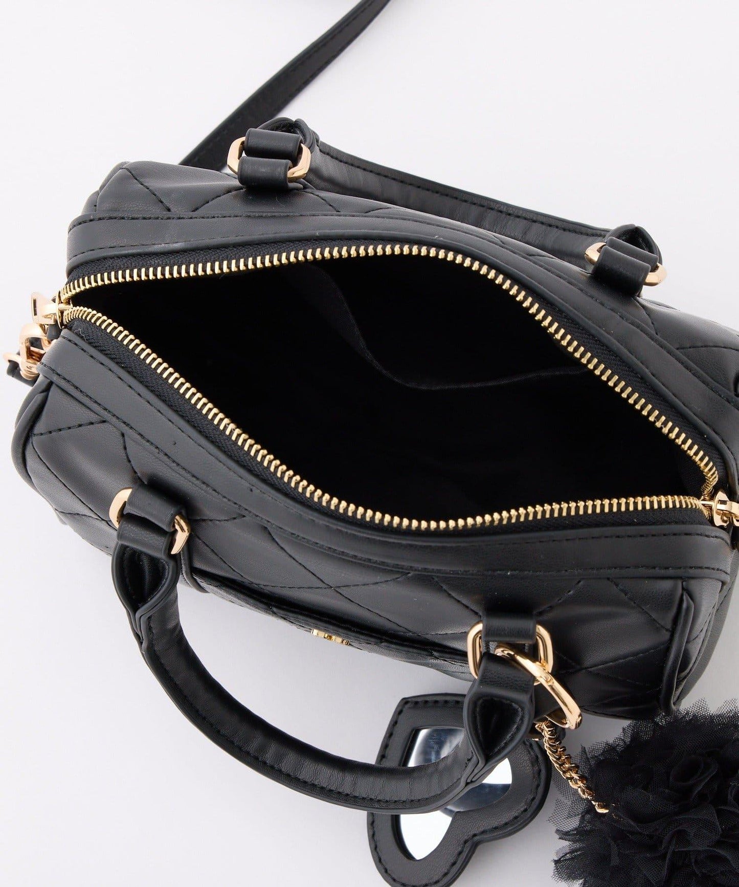 附心形吊飾 迷你波士頓包