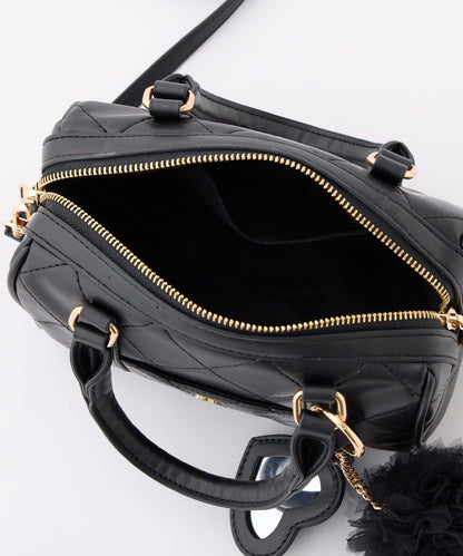 附心形吊飾 迷你波士頓包