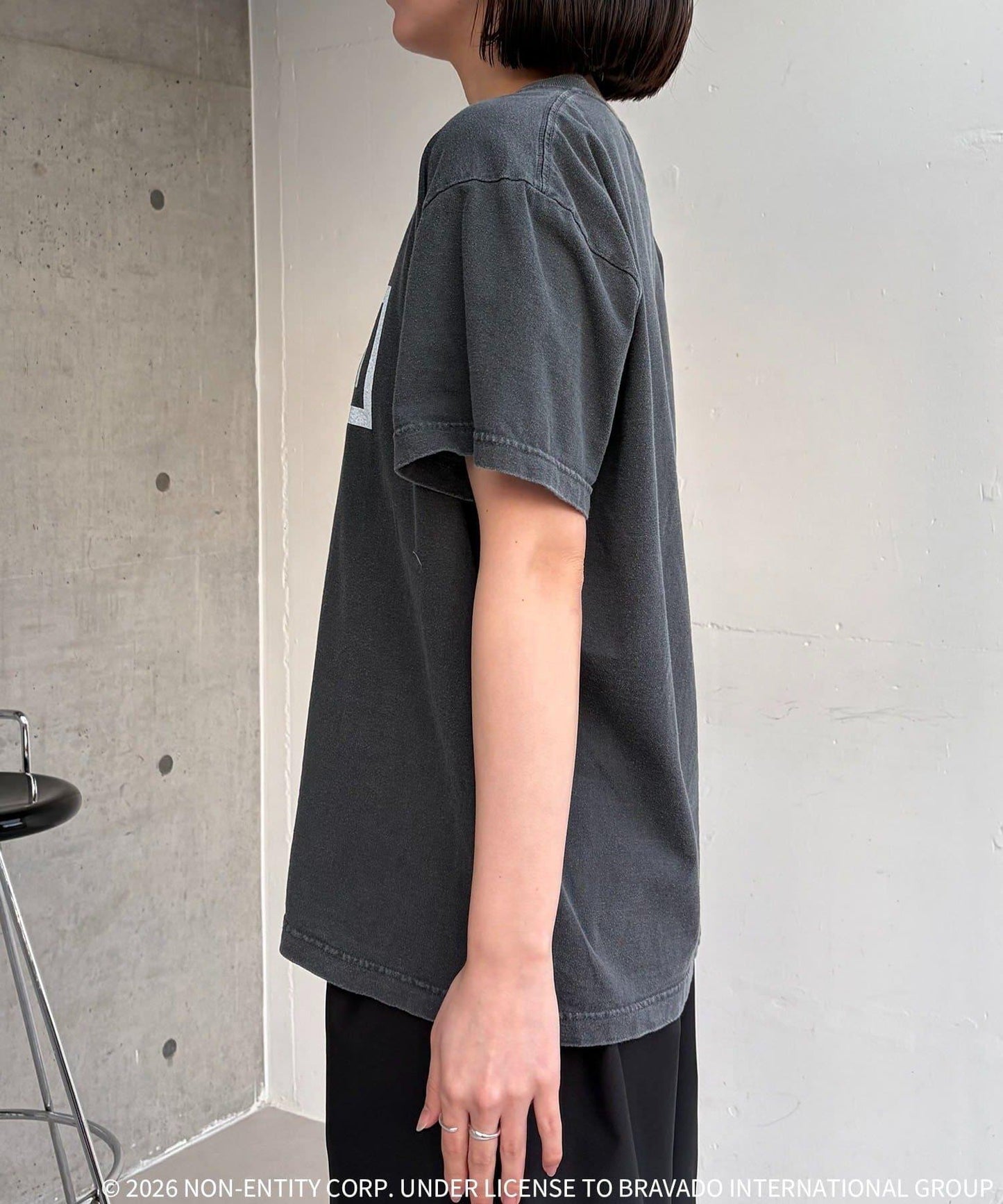 GOOD ROCK SPEED Nine Inch Nails 方框Logo印花 T恤