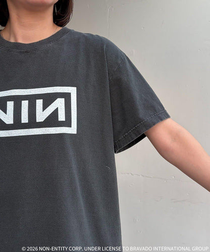 GOOD ROCK SPEED Nine Inch Nails 方框Logo印花 T恤