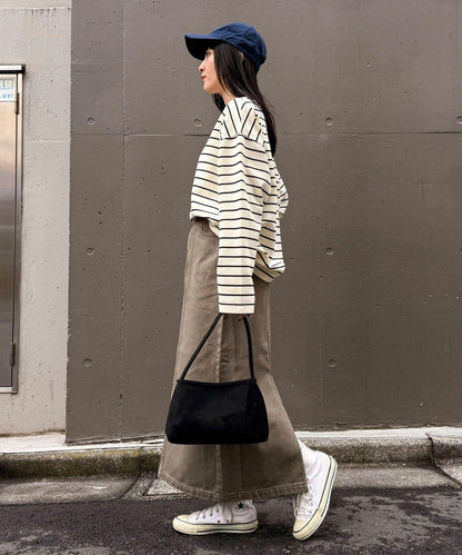 寬鬆版型 條紋 針織套頭衫