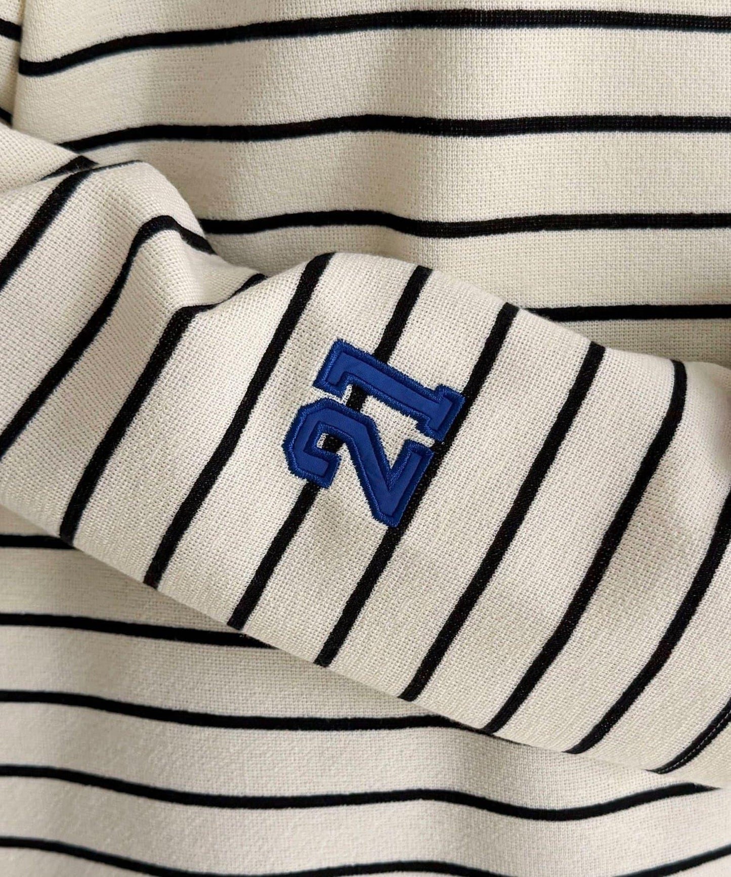 寬鬆版型 條紋 針織套頭衫