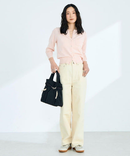 FR刺繡 BASIC 棉混 針織開衫